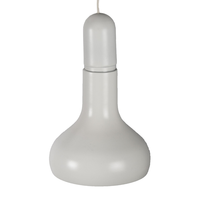 Lámparas colgantes vintage industrie de metal blanco para Staff Leuchten