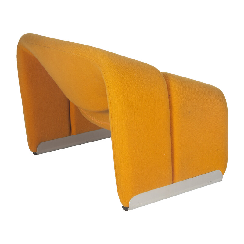 Vintage "Groovy" fauteuil oranje F598 van Pierre Paulin voor Artifort