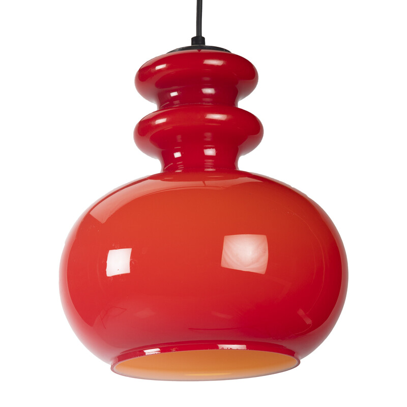 Lampada a sospensione vintage di Red Peil e Putzler