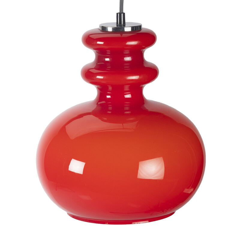 Lámpara colgante vintage de Red Peil y Putzler
