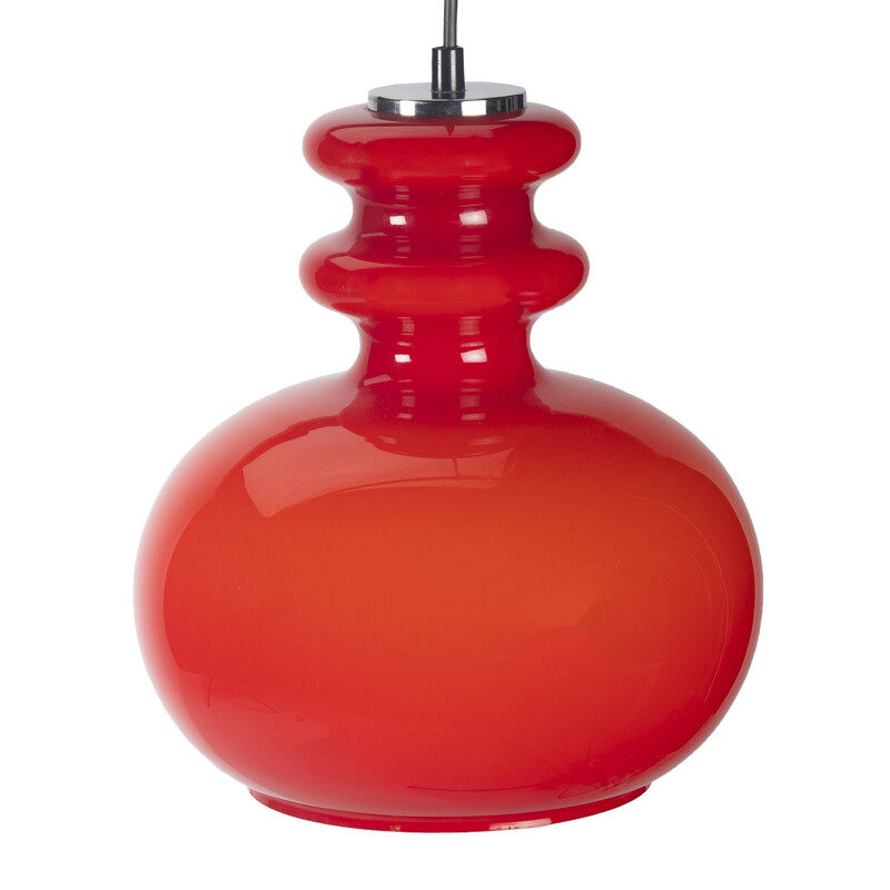Lámpara colgante vintage de Red Peil y Putzler