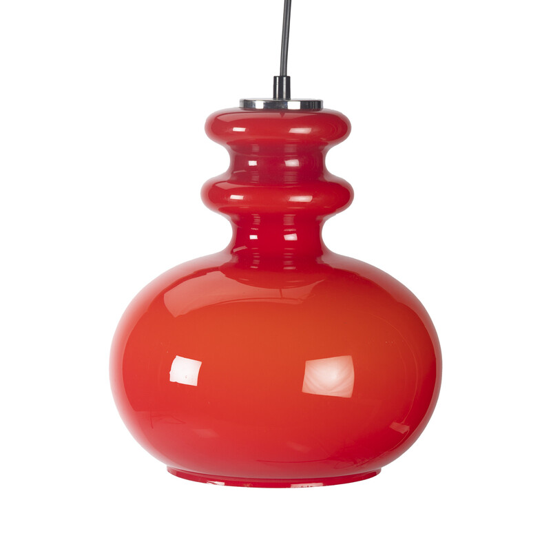 Lampada a sospensione vintage di Red Peil e Putzler