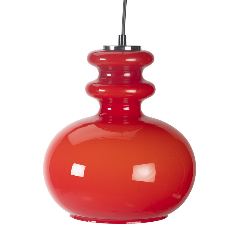 Vintage hanglamp van Red Peil en Putzler