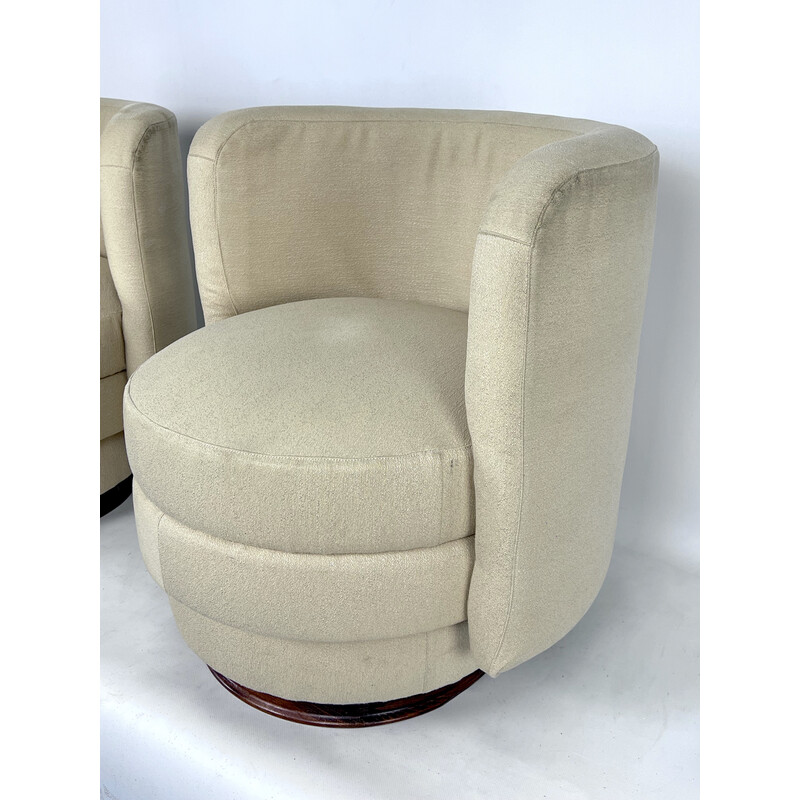 Paar vintage Italiaanse fauteuils, 1970