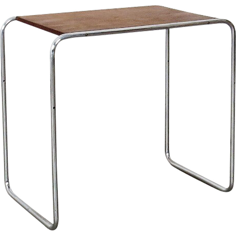 Vintage tubular side table by Marcel Breuer