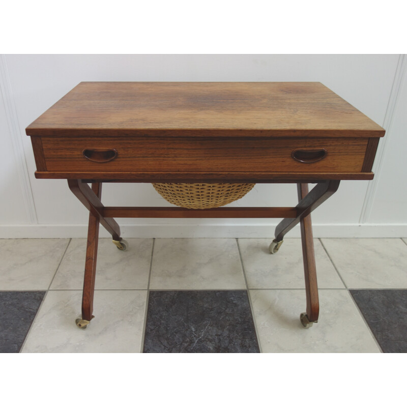 Danish sewing table in rosewood - 1960s