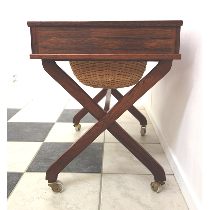 Danish sewing table in rosewood - 1960s