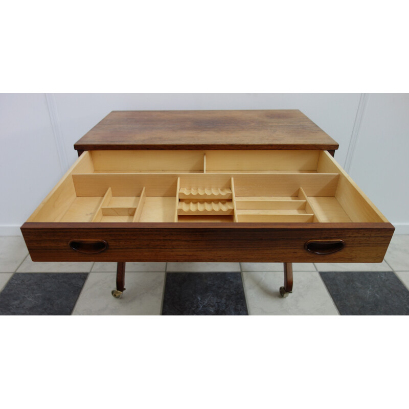 Danish sewing table in rosewood - 1960s