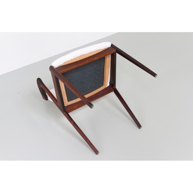 Vintage Dänischer Palisander Sessel Modell 42 von Kai Kristiansen, 1960er Jahre