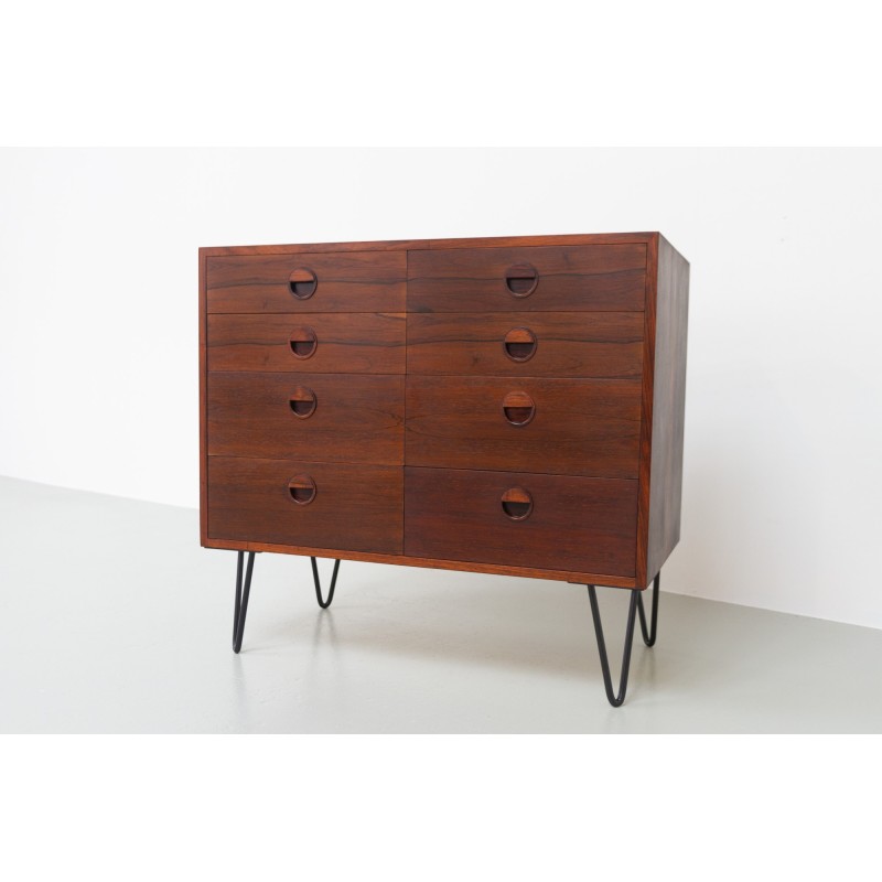 Vintage Danish rosewood chest of drawers by Hg Furniture, 1960s