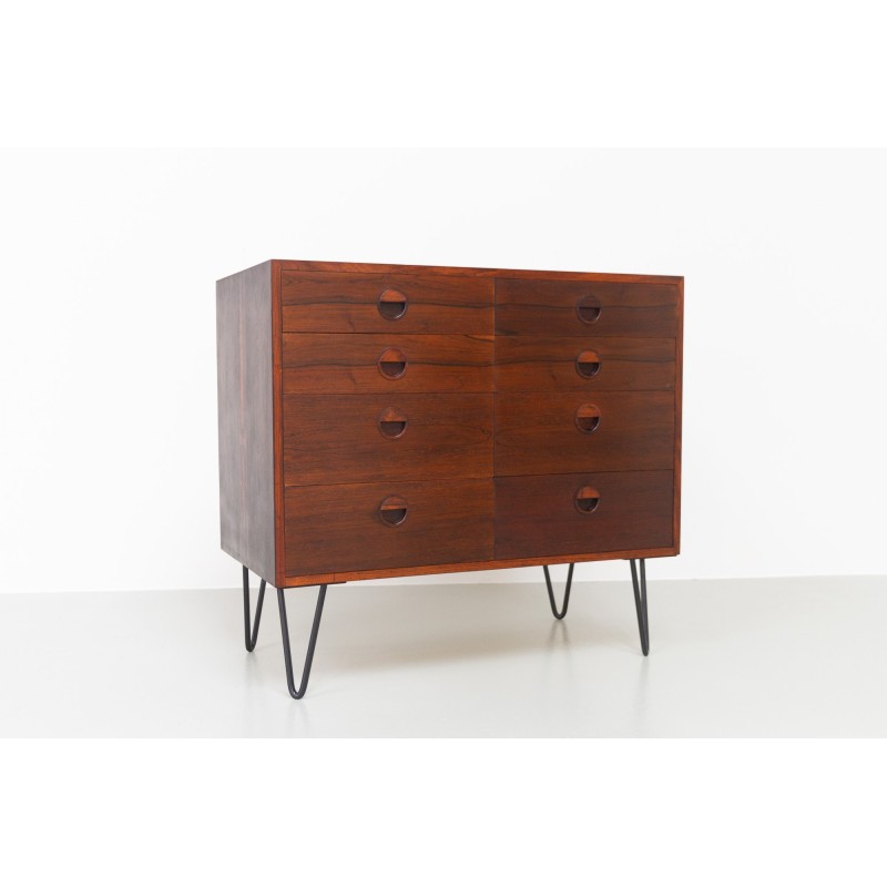 Vintage Danish rosewood chest of drawers by Hg Furniture, 1960s