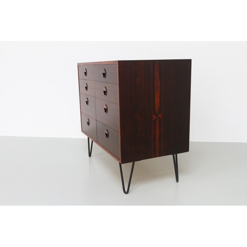 Vintage Danish rosewood chest of drawers by Hg Furniture, 1960s