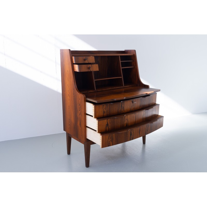 Vintage Danish rosewood secretary, 1960s