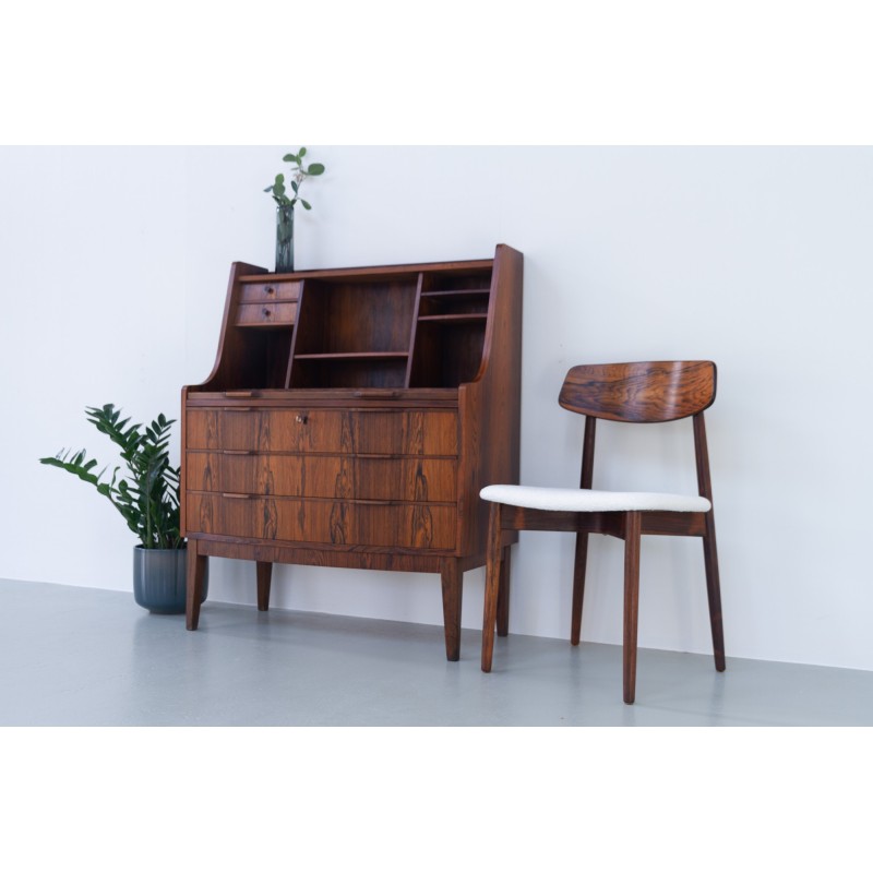 Vintage Danish rosewood secretary, 1960s