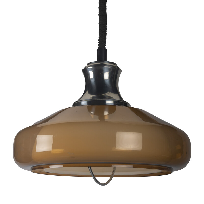 Suspension vintage Herda marron