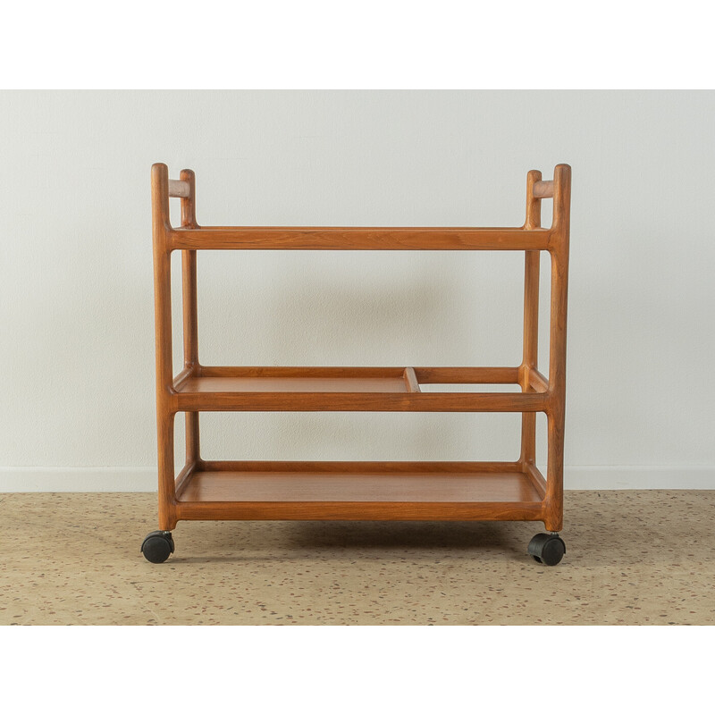 Vintage serving trolley by Johannes Andersen for Cfc Silkeborg, Denmark 1960s