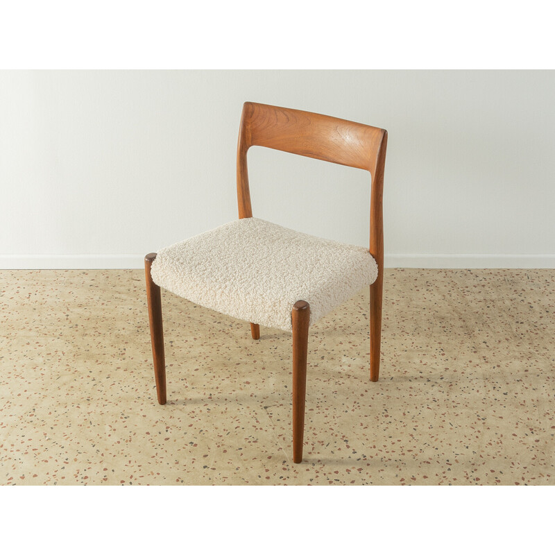 Set of 4 vintage dining chairs by Nils O. Møller for J.L. Møllers Møbelfabrik, 1950s