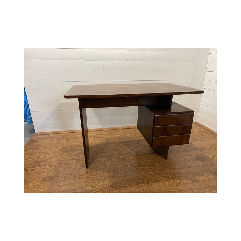 Vintage writing desk by Bohumil Landsman for Jitona, 1970s