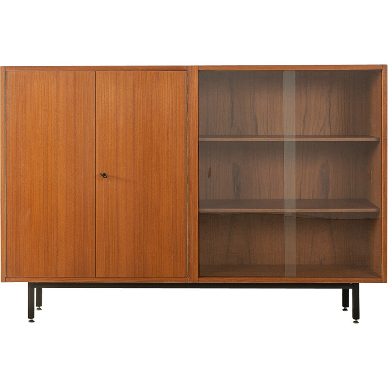 Vintage highboard in teakfineer, Duitsland 1960