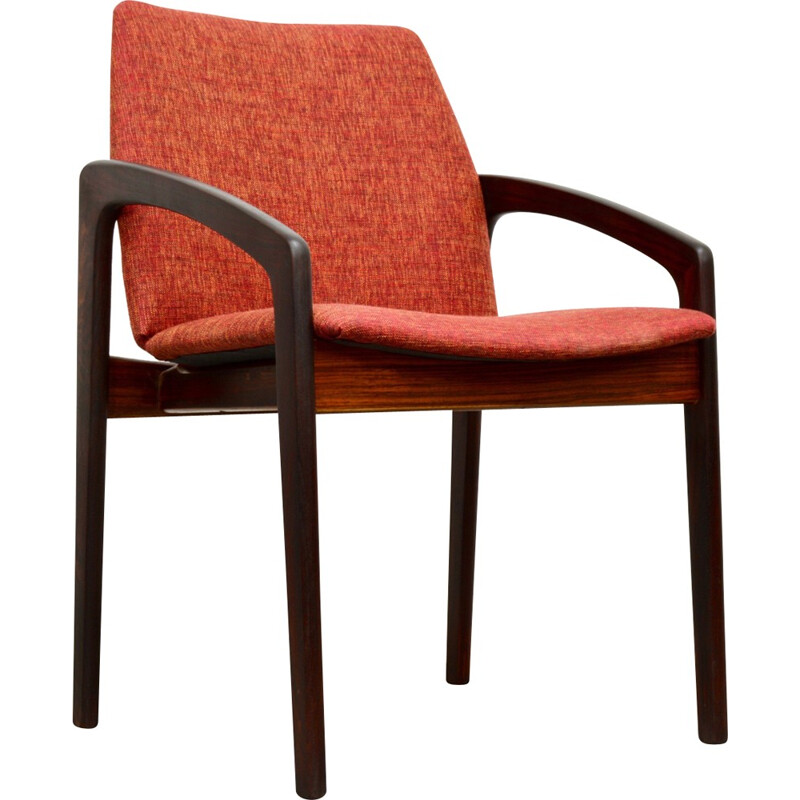Set of 4 mid century rosewood Danish chairs by Kai Kristiansen - 1960s