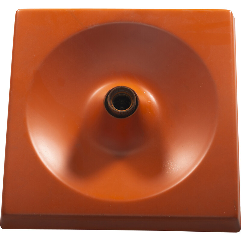 Vintage orange "Schönbuch" wall lamp