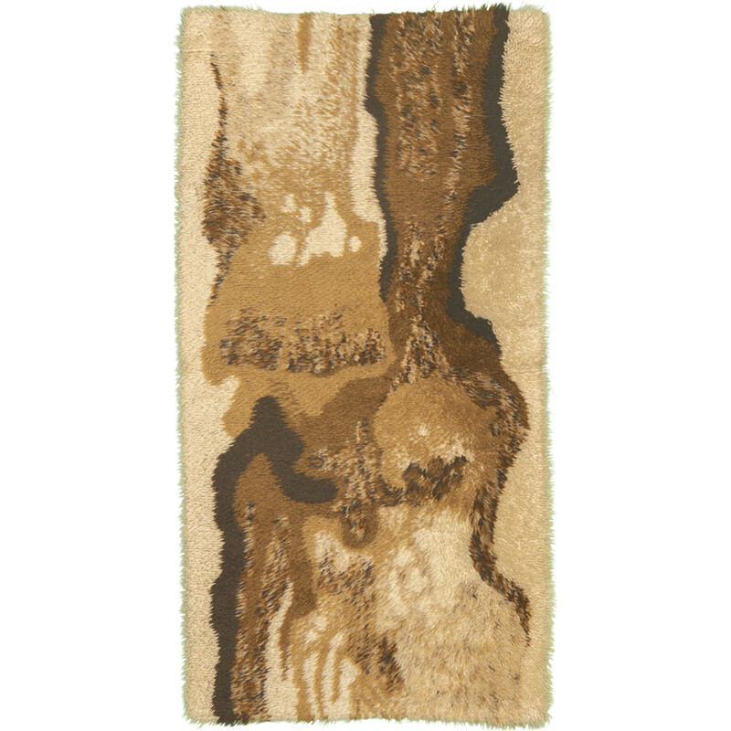 Vintage brown 'Terra' Desso rug