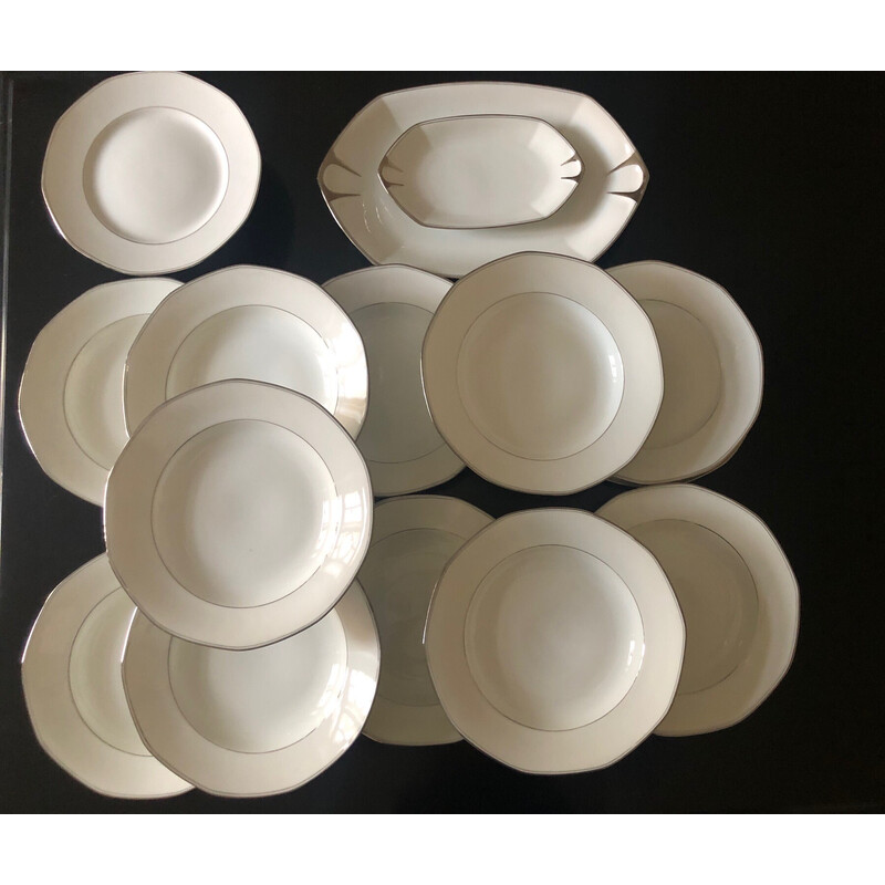 Vintage Art Deco dinnerware set by Jean Boyer