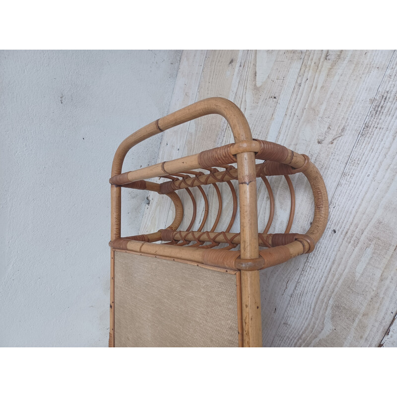 Vintage rattan coffee table