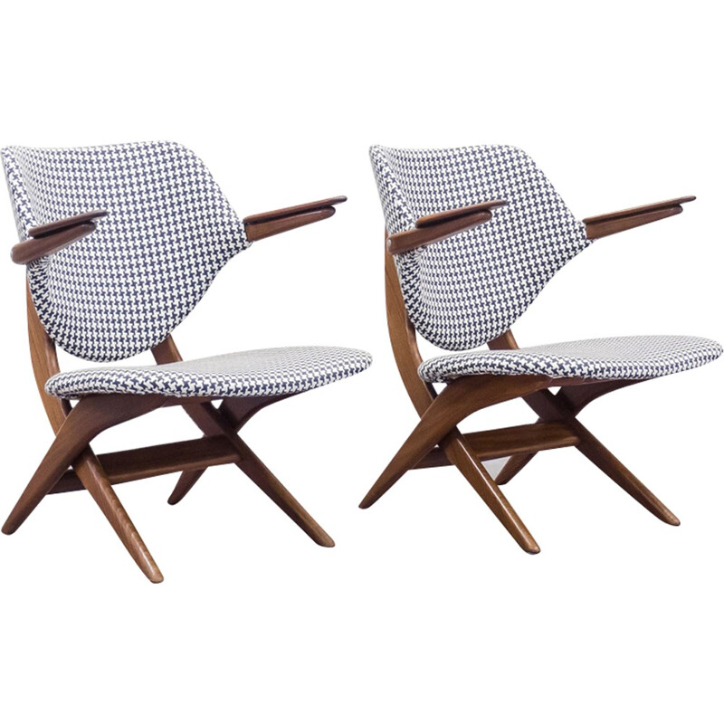 Two Pelican lounge chairs by Louis van Teeffelen for Wébé - 1950s