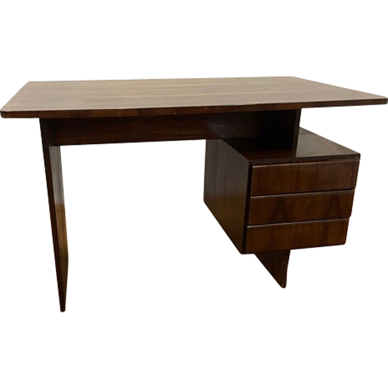 Vintage writing desk by Bohumil Landsman for Jitona, 1970s