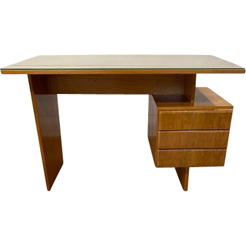 Vintage writing desk by Bohumil Landsman for Jitona, 1970s