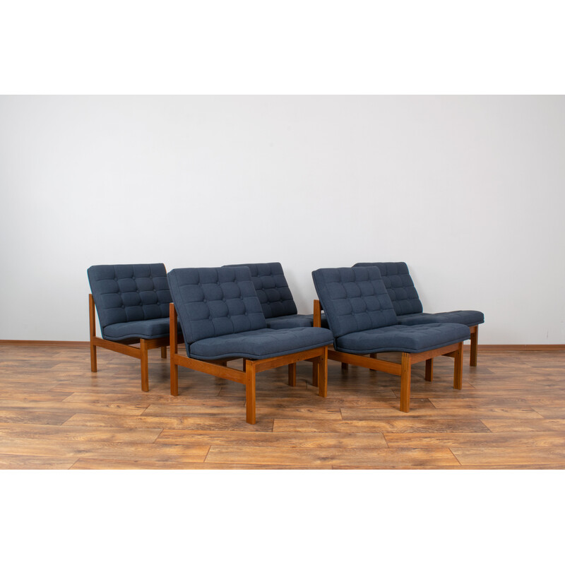 Mid-century teak Moduline living room set by Gjerløv-Knudsen and Lind for France and Søn, 1960s