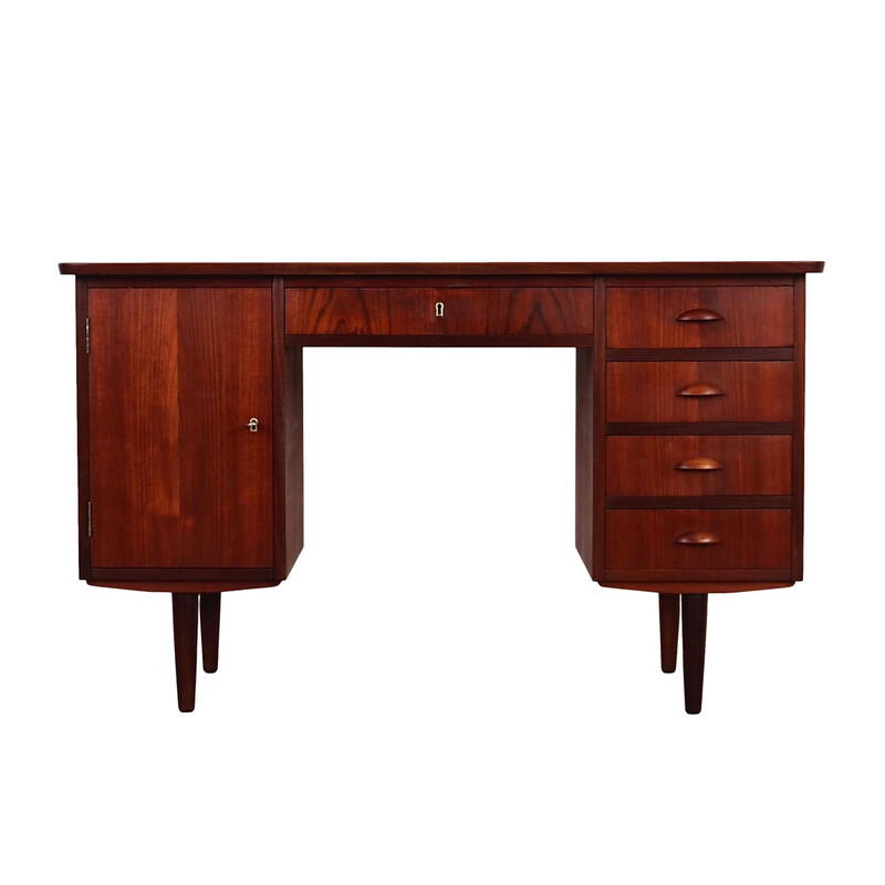 Scrivania vintage in teak, Danimarca, anni '70