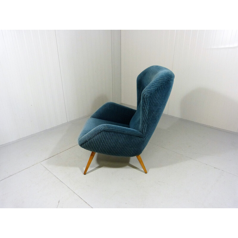 Vintage wingback armchair, Germany 1950s
