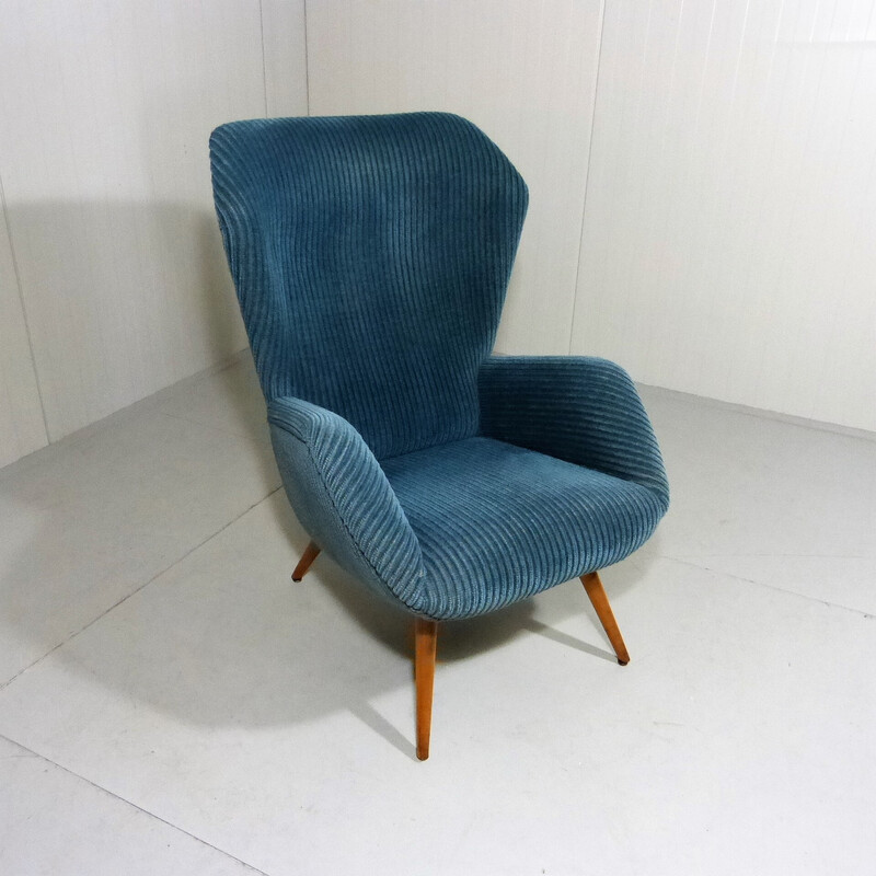 Vintage wingback armchair, Germany 1950s