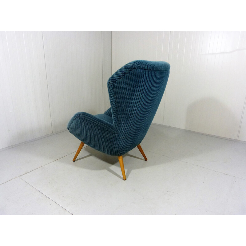 Vintage wingback armchair, Germany 1950s