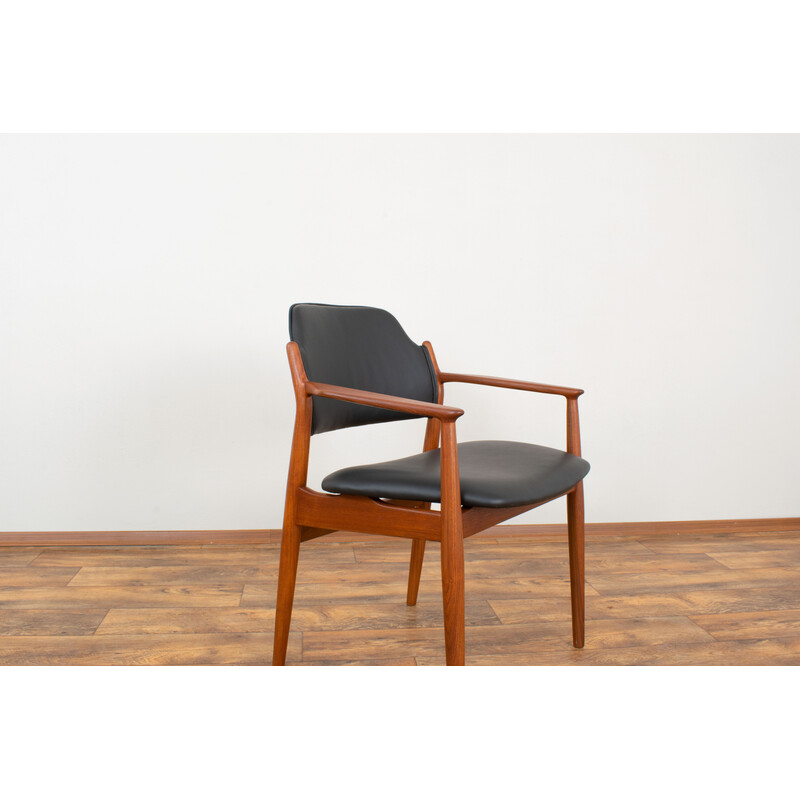 Mid-century Danish teak armchair model 62a by Arne Vodder for Sibast, 1960s