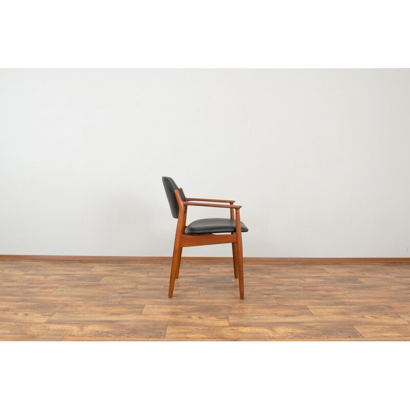 Midden-eeuwse Deense teakhouten fauteuil model 62a van Arne Vodder voor Sibast, 1960