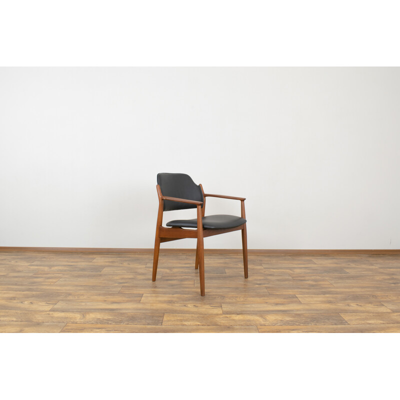 Midden-eeuwse Deense teakhouten fauteuil model 62a van Arne Vodder voor Sibast, 1960