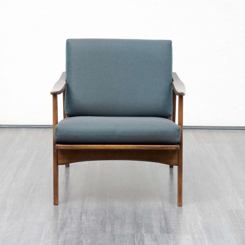 dark blue easy chair - 1960s