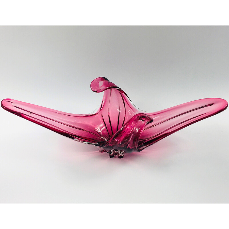 Vintage murano glass centerpiece by Fratelli Toso, Italy 1960
