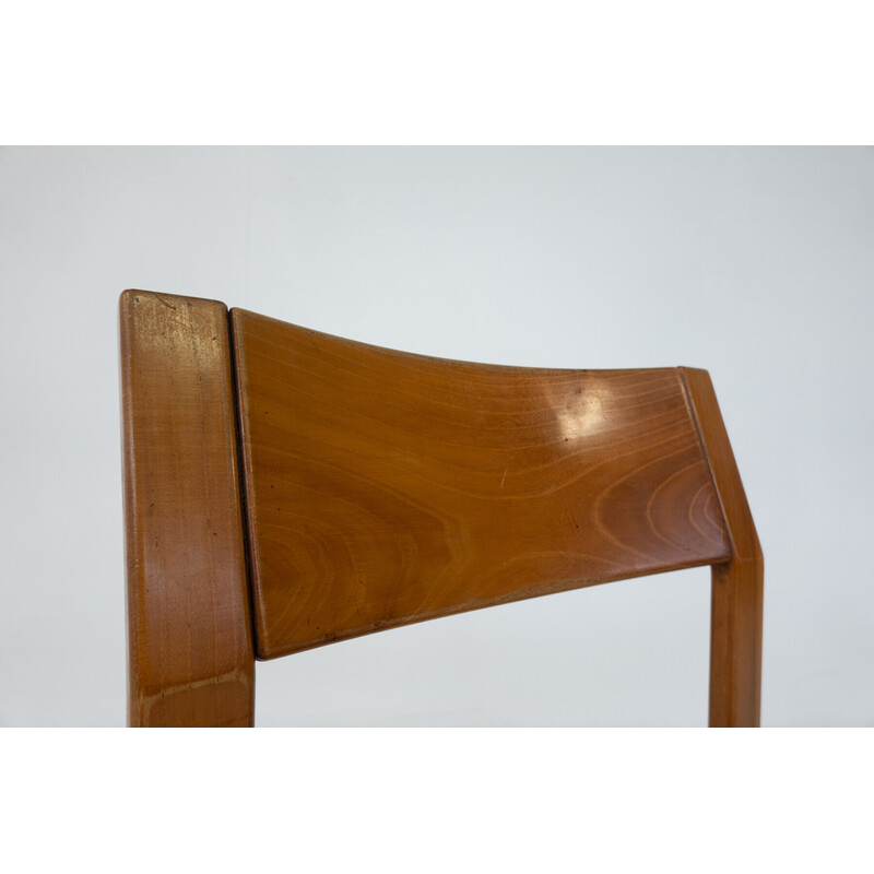 Ensemble de 6 chaises vintage de Giuseppe Rivadossi, Italie 1980