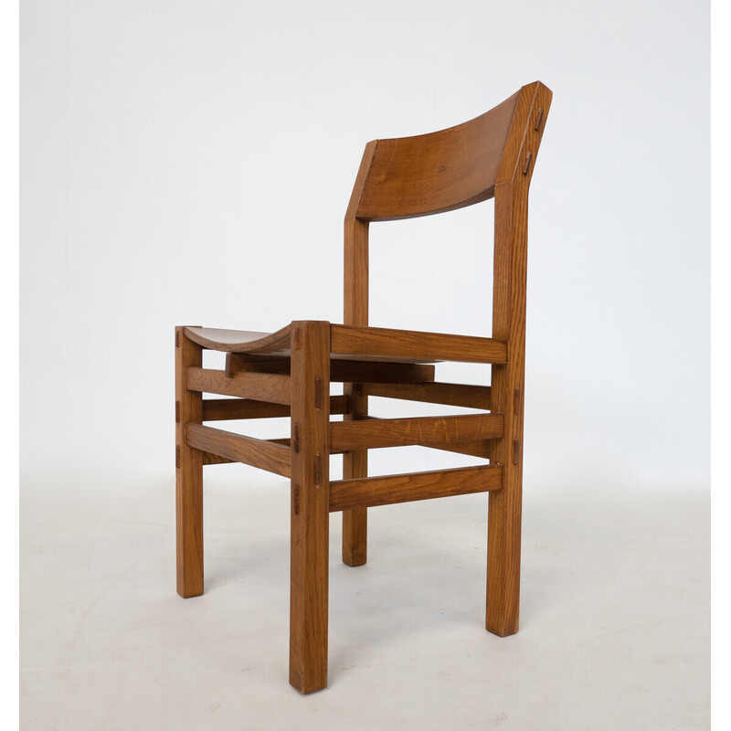 Set van 6 vintage stoelen van Giuseppe Rivadossi, Italië 1980