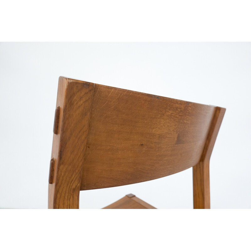 Conjunto de 6 cadeiras vintage de Giuseppe Rivadossi, Itália 1980