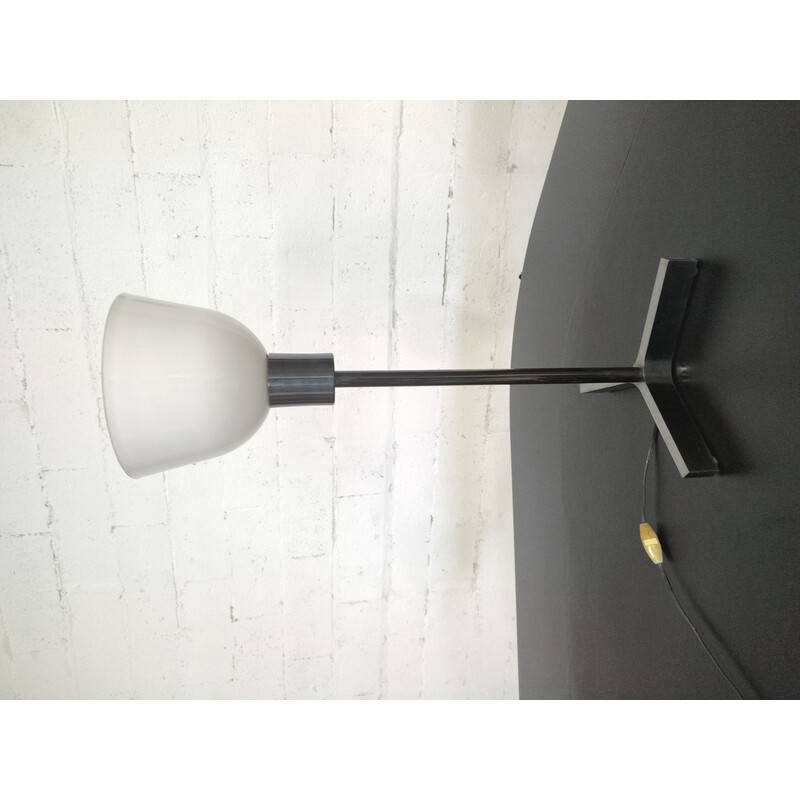 Vintage opaline lamp by Roger Fatus for Diderot