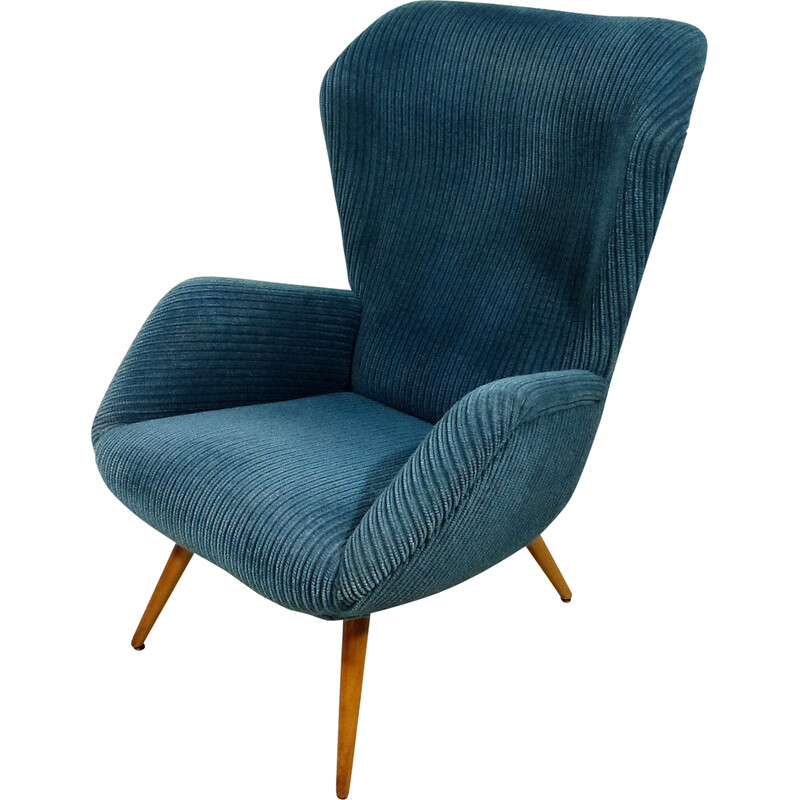 Vintage wingback armchair, Germany 1950s