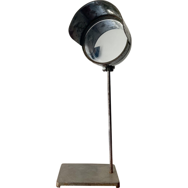 Vintage industriële upcyclede spiegel