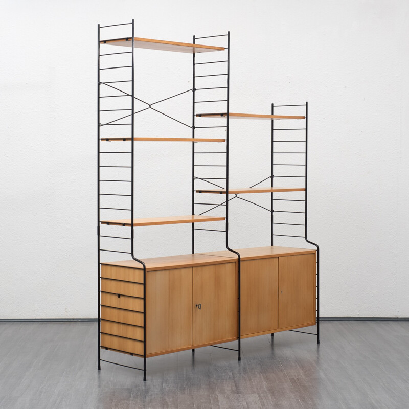 Free-standing shelf, WHB, elm - 1960s 