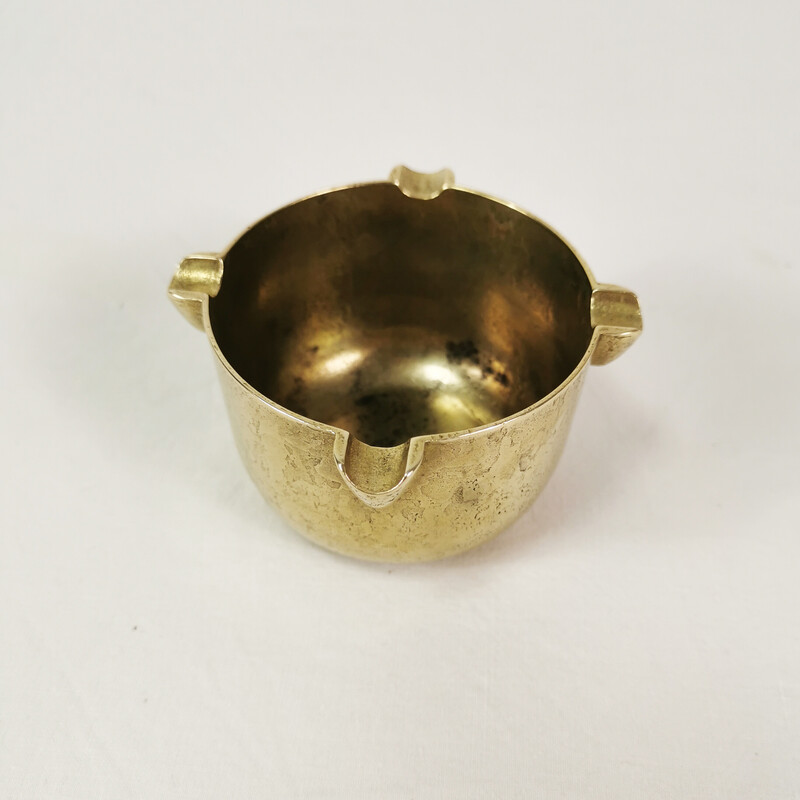 Vintage brass ashtray, Sweden 1950