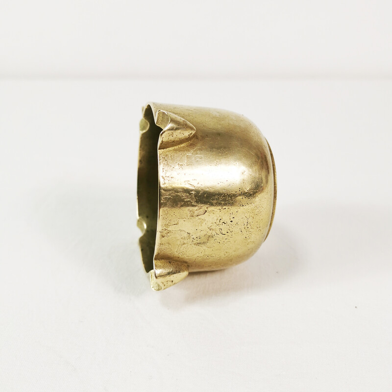 Vintage brass ashtray, Sweden 1950